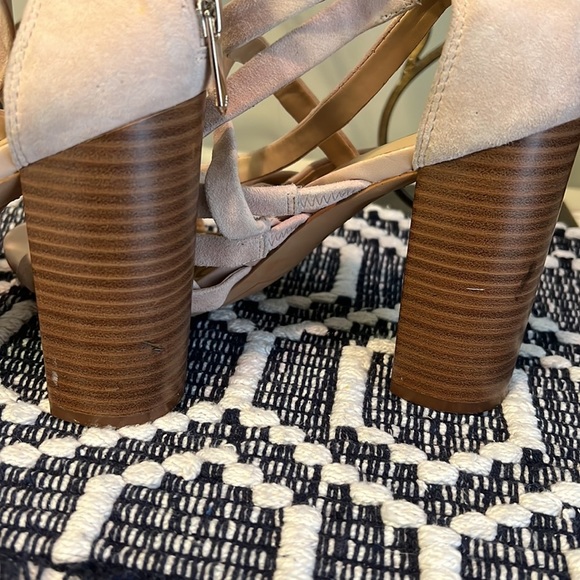 Sam Edelman Crisscross Suede Block Heel - Picture 9 of 10